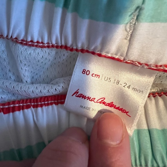 Hanna Andersson Swim Trunks and Hat Set - Picture 4 of 5